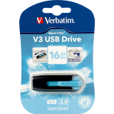 Verbatim® Store 'n' Go® V3 USB 3.0 Drive 16GB Blue