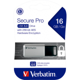 Verbatim® Store 'n' Go® Secure Pro USB Drive with AES 256 Encryption 16GB