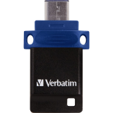 Verbatim® Store 'n' Go Dual USB-C (w/ USB-A Adaptor) 2.0 Drive 16GB