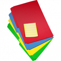 VLB File Mode Poly File Folders 1/2" Cut Tab Legal Assorted Colours 12/pkg