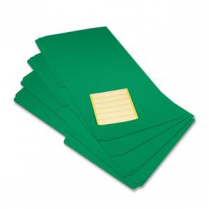 VLB File Mode Poly File Folders 1/2 Cut Legal Green 12/pkg