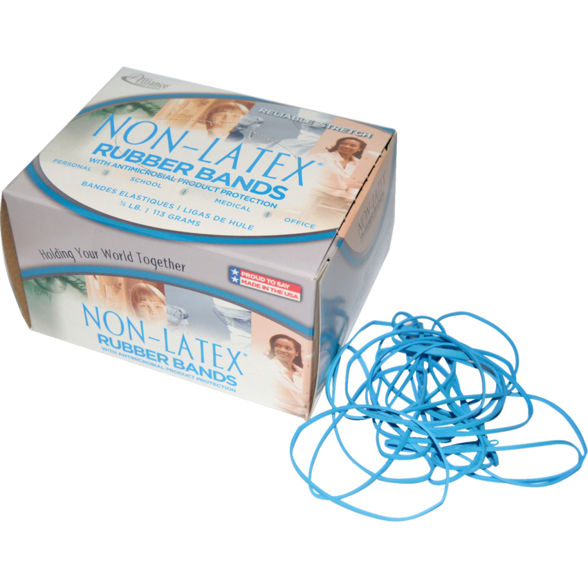 Alliance NonLatex Rubber Bands 19 1/4lb box Monk Office