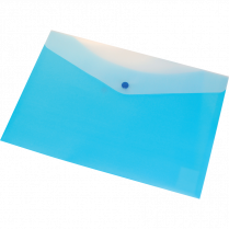 VLB FileMode Frosted Poly Envelope 13-1/4" x 9" Letter Blueberry