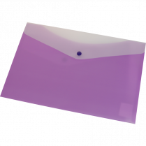 VLB FileMode Frosted Poly Envelope 13-1/4" x 9" Letter Grape