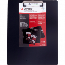 VLB Duraply® Stay Clean Clipboard 8-1/2" x 11" Black