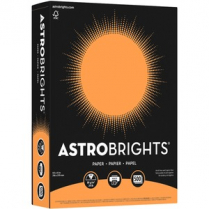Astrobrights® 24lb Paper 8-1/2" x 11" Cosmic Orange 500/pkg