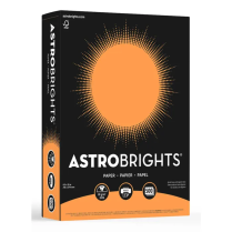 Astrobrights® 24lb Paper 8-1/2" x 11" Cosmic Orange 500/pkg