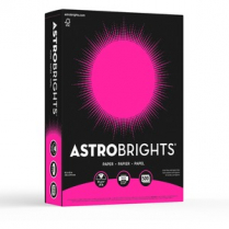 Astrobrights® 24lb Paper 8-1/2" x 11" Fireball Fuchsia 500/pkg
