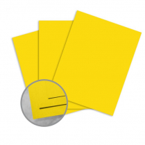 Astrobrights® 65lb Cardstock 8-1/2" x 11" Sunburst Yellow 250/pkg