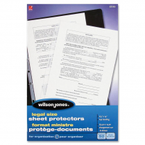 Wilson Jones Legal Sheet Protectors 50/pkg