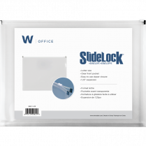 Winnable SlideLock® Poly Zipper Envelopes 13" x 10" Clear