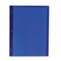 REPORT COVER POLY LETTER BLUE