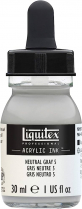 Liquitex Acrylic Ink 30ml Neutral Grey #5