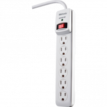 Woods® 6-Outlet Electronics Surge Protector 510 joules