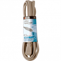 Woods® Medium Duty Extension Cord  4.5m (14.7') Grey
