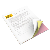 Xerox Revolution Premium Digital Carbonless Paper 3-part NCR Pink/Canary/White 8-1/2"x11" 167 Sets/Pkg