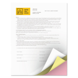 Xerox Revolution Premium Digital Carbonless Paper 3-part NCR Pink/Canary/White 8-1/2"x11" 167 Sets/Pkg