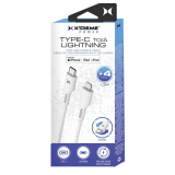 Xtreme Lightning to Type-C Cable 4' White