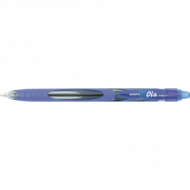 Zebra Ola™ Retractable Ball Point Pen Medium Point Blue 12/box