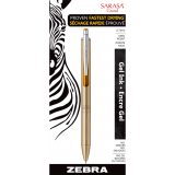 Zebra Sarasa™ Grand Executive Retractable Gel Pen Gold Barrel