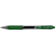 Zebra Sarasa&trade; dry X20 Retractable Gel Pen 0.7mm Green