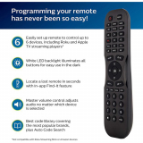 GE - UltraPro 6 in 1 Universal Remote Control with Bluetooth Programmable