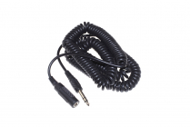 CABLE 1/4" STEREO MALE-FEMEL 25' SPIRAL