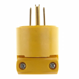 PLASTIC YELLOW EAGLE PLUG 15 AMP