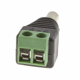 ADAPTATEUR DC MALE A 2VIS 2.5MM