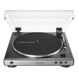 TABLE TOURNANTE GUNMETAL A COURROIE AUDIO-TECHNICA