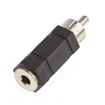 ADAPTATEUR RCA MALE, 1/8" FEMELLE