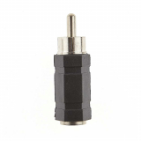 ADAPTATEUR RCA MALE, 1/8" FEMELLE