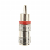 disc FICHE RCA METAL ROUGE