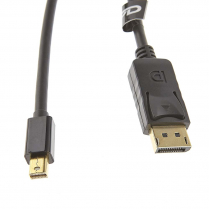 Mini DisplayPort to DisplayPort Adapter Cable M/M, 6 ft.