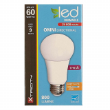 disc AMPOULE DEL 9W 120V 2700K OMNIDIR. GRAD.