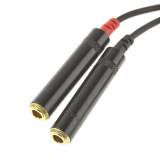 disc Cable 1 pied - fiche 1/8 Stereo a femelle 1/4 G.D.