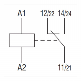 Relay LOVATO 24VDC 16A SPNO