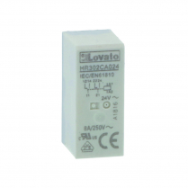 Relay LOVATO 230VAC 8A 2 Contacts