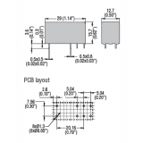 Relais LOVATO 12VDC 8A 2 Contacts