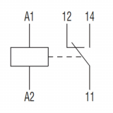 RELAIS SUR EMBASE 24V AC/DC 6A SPNO