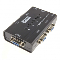 KVM SWITCH 4 PORT VGA/USB AVEC CABLES