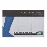 KVM SWITCH 4 PORT VGA/USB AVEC CABLES