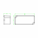 ALIMENTATION DEL 12V CONSTANT 24W 2A DIMMABLE