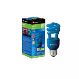 COMPACT LIGHT BLUD FLUORESCENT SPIRAL BLUE COLOR 13W