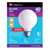 AMPOULE VANITE BLANC G25 40W