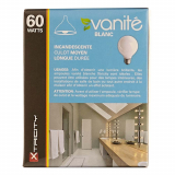 AMPOULE VANITE BLANC G25 60W