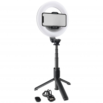 LED Ring Light Kit With Selfie Stick Mackie mRING-6 6"