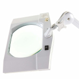 LAMPE LOUPE CARREE LAMPE FLUO 2x9W