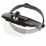 LOUPE FRONTAL AVEC LED, 4 LENTILLES