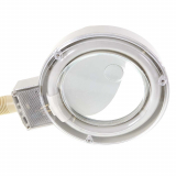 LAMPE-LOUPE BLANCHE SUR BRAS FLEX